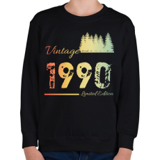 PRINTFASHION 1990 - Gyerek pulóver - Fekete