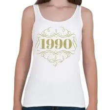 PRINTFASHION 1990 - Női atléta - Fehér női trikó