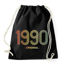 PRINTFASHION 1990 - Sportzsák, Tornazsák - Fekete tornazsák