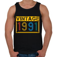 PRINTFASHION 1991 - Férfi atléta - Fekete atléta, trikó