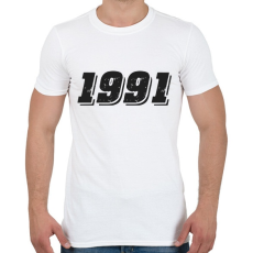 PRINTFASHION 1991 - Férfi póló - Fehér