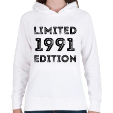 PRINTFASHION 1991 - Női kapucnis pulóver - Fehér