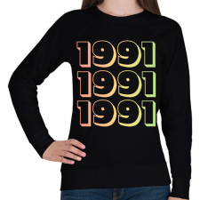 PRINTFASHION 1991 - Női pulóver - Fekete női pulóver, kardigán