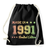 PRINTFASHION 1991 - Sportzsák, Tornazsák - Fekete