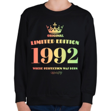 PRINTFASHION 1992 - Gyerek pulóver - Fekete gyerek pulóver, kardigán