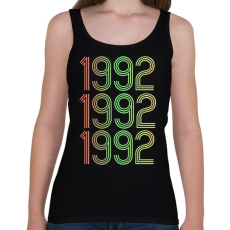 PRINTFASHION 1992 - Női atléta - Fekete
