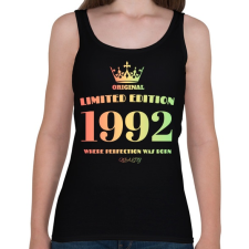 PRINTFASHION 1992 - Női atléta - Fekete női trikó