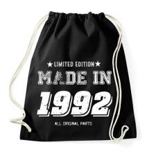PRINTFASHION 1992 - Sportzsák, Tornazsák - Fekete tornazsák