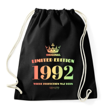 PRINTFASHION 1992 - Sportzsák, Tornazsák - Fekete tornazsák