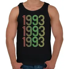PRINTFASHION 1993 - Férfi atléta - Fekete atléta, trikó