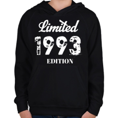 PRINTFASHION 1993 - Gyerek kapucnis pulóver - Fekete