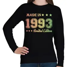 PRINTFASHION 1993 - Női pulóver - Fekete női pulóver, kardigán