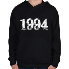 PRINTFASHION 1994 - Gyerek kapucnis pulóver - Fekete