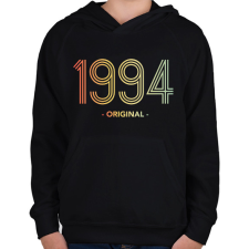 PRINTFASHION 1994 - Gyerek kapucnis pulóver - Fekete gyerek pulóver, kardigán