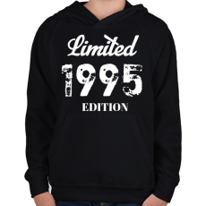 PRINTFASHION 1995 - Gyerek kapucnis pulóver - Fekete