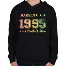 PRINTFASHION 1995 - Gyerek kapucnis pulóver - Fekete gyerek pulóver, kardigán