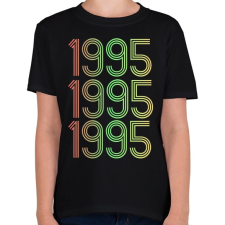 PRINTFASHION 1995 - Gyerek póló - Fekete gyerek póló