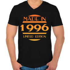 PRINTFASHION 1996 - Férfi V-nyakú póló - Fekete
