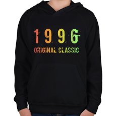 PRINTFASHION 1996 - Gyerek kapucnis pulóver - Fekete