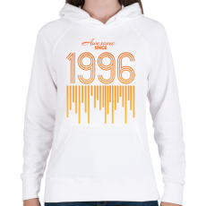 PRINTFASHION 1996 - Női kapucnis pulóver - Fehér