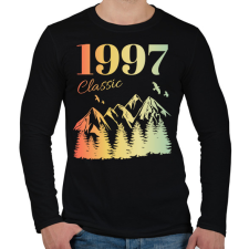 PRINTFASHION 1997 - Férfi hosszú ujjú póló - Fekete férfi póló