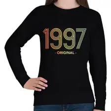 PRINTFASHION 1997 - Női pulóver - Fekete női pulóver, kardigán