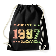 PRINTFASHION 1997 - Sportzsák, Tornazsák - Fekete tornazsák