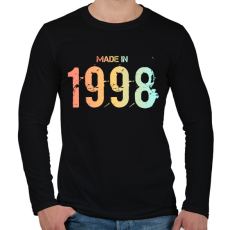 PRINTFASHION 1998 - Férfi hosszú ujjú póló - Fekete