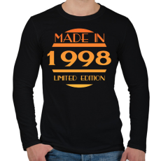 PRINTFASHION 1998 - Férfi hosszú ujjú póló - Fekete