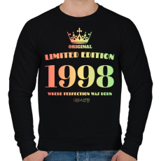 PRINTFASHION 1998 - Férfi pulóver - Fekete