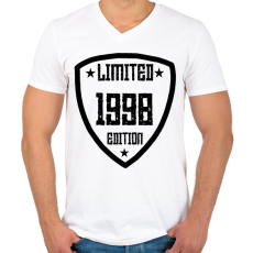 PRINTFASHION 1998 - Férfi V-nyakú póló - Fehér