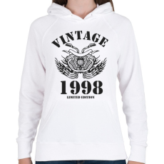 PRINTFASHION 1998 - Női kapucnis pulóver - Fehér