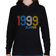 PRINTFASHION 1999 - Női kapucnis pulóver - Fekete