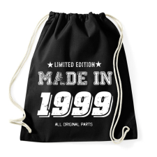 PRINTFASHION 1999 - Sportzsák, Tornazsák - Fekete tornazsák