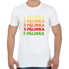 PRINTFASHION 1-5 Pálinka - Férfi póló - Fehér férfi póló