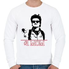 PRINTFASHION #1 Mom - Stranger Things - Férfi pulóver - Fehér férfi pulóver, kardigán