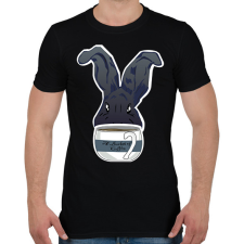 PRINTFASHION 1 vödör kávé - Férfi póló - Fekete férfi póló