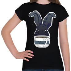 PRINTFASHION 1 vödör kávé - Női póló - Fekete