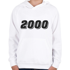 PRINTFASHION 2000 - Gyerek kapucnis pulóver - Fehér gyerek pulóver, kardigán