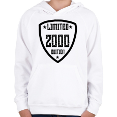 PRINTFASHION 2000 - Gyerek kapucnis pulóver - Fehér