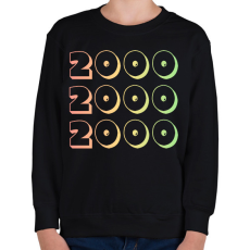 PRINTFASHION 2000 - Gyerek pulóver - Fekete