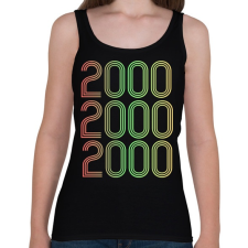 PRINTFASHION 2000 - Női atléta - Fekete női trikó