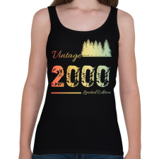 PRINTFASHION 2000 - Női atléta - Fekete női trikó