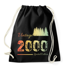 PRINTFASHION 2000 - Sportzsák, Tornazsák - Fekete tornazsák