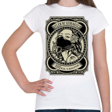 PRINTFASHION 2002 Velem ne szórakozz - Női póló - Fehér női póló