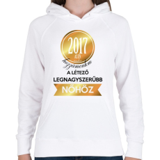 PRINTFASHION 2017 - Női kapucnis pulóver - Fehér