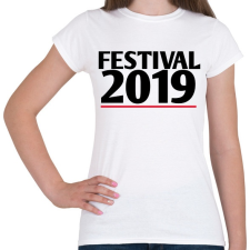 PRINTFASHION 2019 fesztivál - Női póló - Fehér női póló