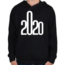 PRINTFASHION 2020 - Gyerek kapucnis pulóver - Fekete gyerek pulóver, kardigán