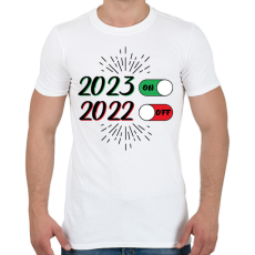 PRINTFASHION 2023 - ON - Férfi póló - Fehér