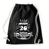 PRINTFASHION 20 lettem - Sportzsák, Tornazsák - Fekete